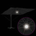 Parasol Roma Negru 286 x 285 x 270 cm Aluminiu, Poliester - WALTI WALTI