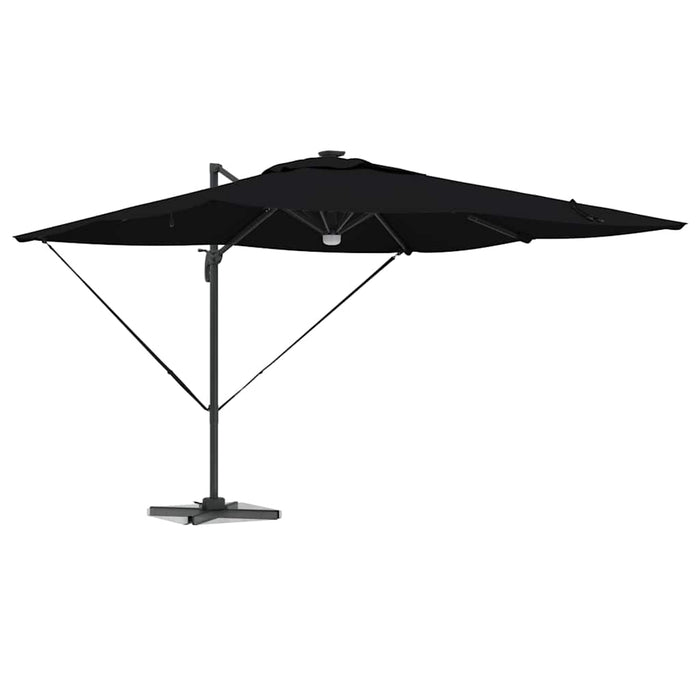 Parasol Roma Negru 286 x 285 x 270 cm Aluminiu, Poliester - WALTI WALTI