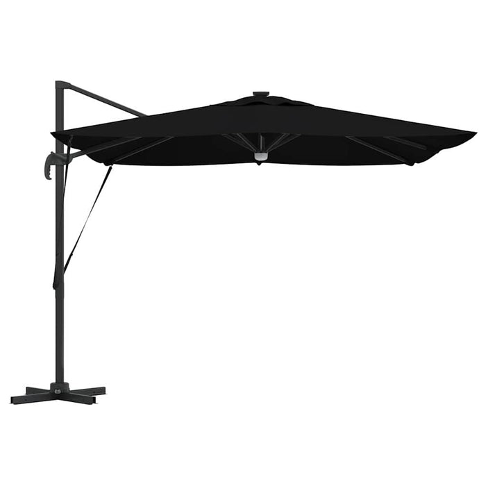 Parasol Roma Negru 286 x 285 x 270 cm Aluminiu, Poliester - WALTI WALTI
