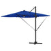 Parasol Roma albastru 286 x 285 x 270 cm Aluminiu, Poliester - WALTI WALTI