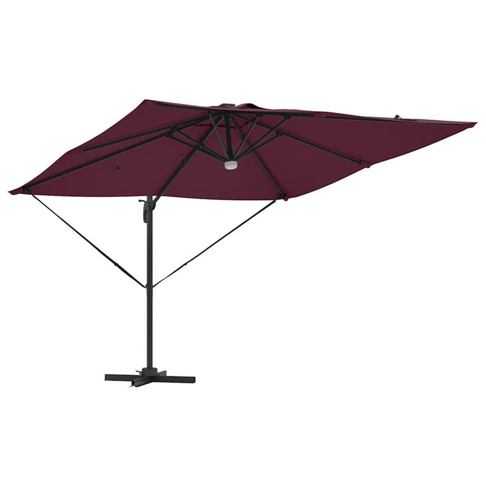 Parasol Roma Roșu 286 x 285 x 270 cm Aluminiu, Poliester - WALTI WALTI