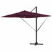 Parasol Roma Roșu 286 x 285 x 270 cm Aluminiu, Poliester - WALTI WALTI