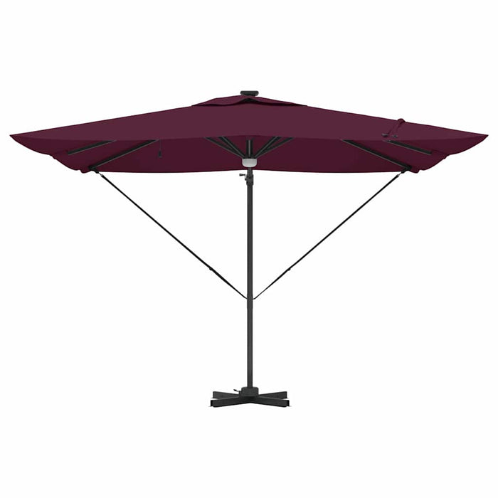 Parasol Roma Roșu 286 x 285 x 270 cm Aluminiu, Poliester - WALTI WALTI