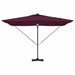 Parasol Roma Roșu 286 x 285 x 270 cm Aluminiu, Poliester - WALTI WALTI