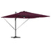 Parasol Roma Roșu 286 x 285 x 270 cm Aluminiu, Poliester - WALTI WALTI
