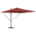 Parasol Roma Roșu 286 x 285 x 270 cm Aluminiu, Poliester - WALTI WALTI
