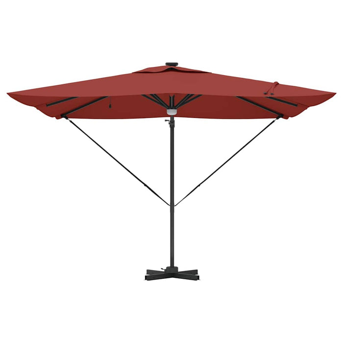 Parasol Roma Roșu 286 x 285 x 270 cm Aluminiu, Poliester - WALTI WALTI