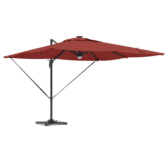Parasol Roma Roșu 286 x 285 x 270 cm Aluminiu, Poliester - WALTI WALTI