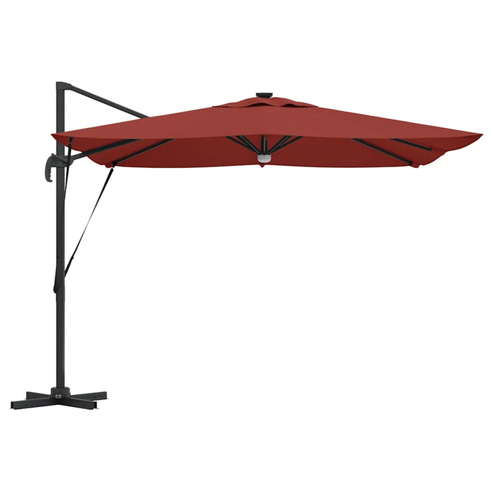 Parasol Roma Roșu 286 x 285 x 270 cm Aluminiu, Poliester - WALTI WALTI