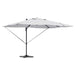 Parasol cantilever Roma de la cu LED-uri, culoare nisip, dimensiuni 352x251x265 cm, din aluminiu - WALTI WALTI