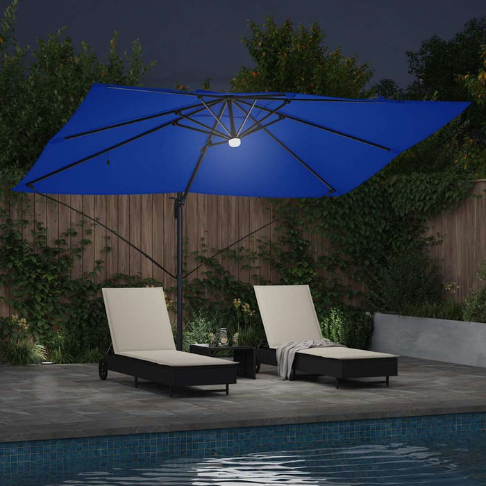 Umbrelă de soare Albastru azur 351 x 250 x 253 cm WALTI