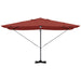 Umbrela tip parasol cu braț Roma, cu LED-uri, teracotă, 352x251x265 cm, din aluminiu - WALTI WALTI