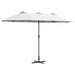 Parasol de Grădină Nisipiu 380 x 196 x 235 cm - WALTI WALTI