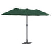 Parasol de Grădină Verde 380 x 196 x 235 cm - WALTI WALTI