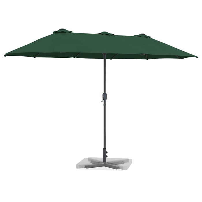 Parasol de Grădină Verde 380 x 196 x 235 cm - WALTI WALTI