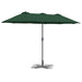 Parasol de Grădină Verde 380 x 196 x 235 cm - WALTI WALTI