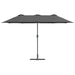 Parasol de Grădină Antracit 380 x 196 x 235 cm - WALTI WALTI