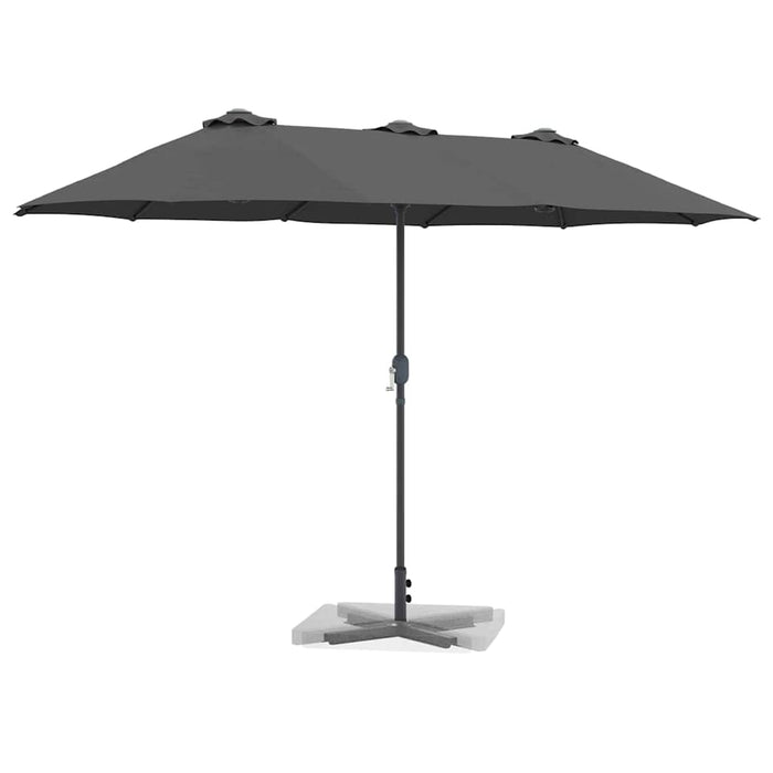 Parasol de Grădină Antracit 380 x 196 x 235 cm - WALTI WALTI