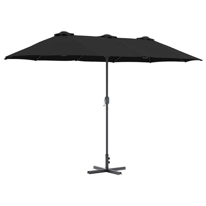 Parasol de Grădină Negru 380 x 196 x 235 cm - WALTI WALTI
