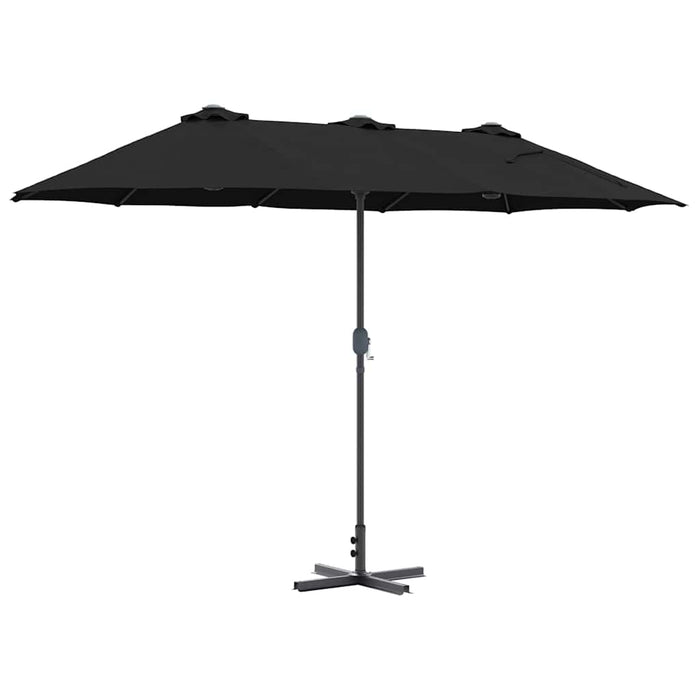 Parasol de Grădină Negru 380 x 196 x 235 cm - WALTI WALTI