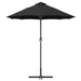 Parasol de Grădină Negru 380 x 196 x 235 cm - WALTI WALTI