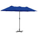 Parasol de Grădină albastru 380 x 196 x 235 cm - WALTI WALTI
