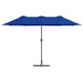 Parasol de Grădină albastru 380 x 196 x 235 cm - WALTI WALTI