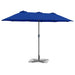Parasol de Grădină albastru 380 x 196 x 235 cm - WALTI WALTI