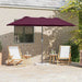 Parasol de Grădină Roșu bordo 380 x 196 x 235 cm - WALTI WALTI