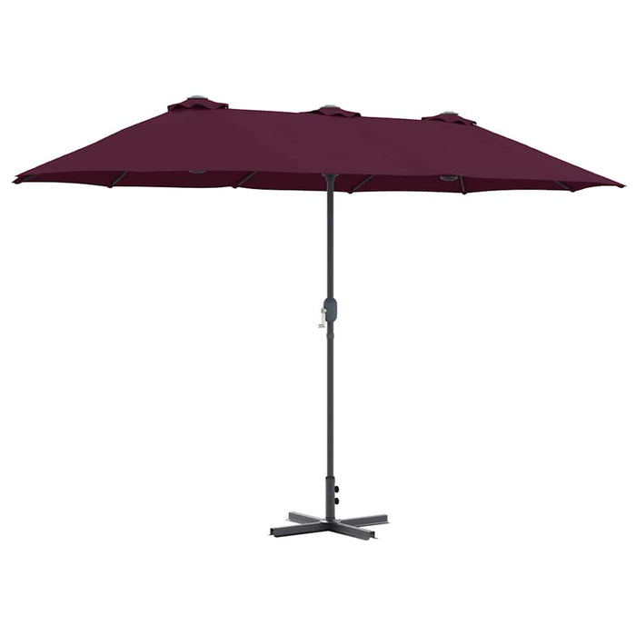 Parasol de Grădină Roșu bordo 380 x 196 x 235 cm - WALTI WALTI
