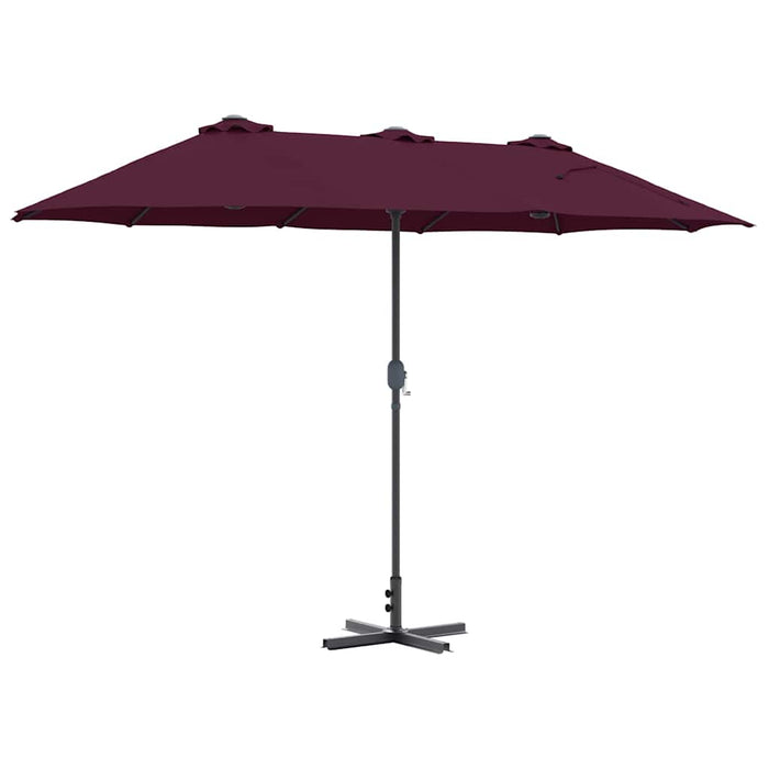 Parasol de Grădină Roșu bordo 380 x 196 x 235 cm - WALTI WALTI
