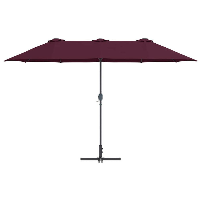 Parasol de Grădină Roșu bordo 380 x 196 x 235 cm - WALTI WALTI