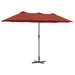 Parasol de Grădină Terracota 380 x 196 x 235 cm - WALTI WALTI