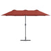 Parasol de Grădină Terracota 380 x 196 x 235 cm - WALTI WALTI
