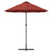 Parasol de Grădină Terracota 380 x 196 x 235 cm - WALTI WALTI
