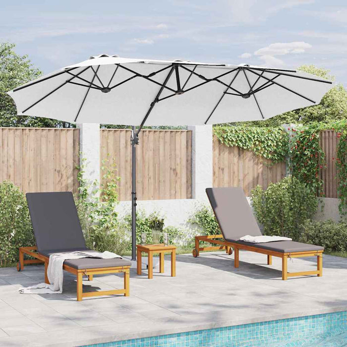 Parasol cu braț cantilever pentru grădină cu blocare Nisipiu - WALTI WALTI