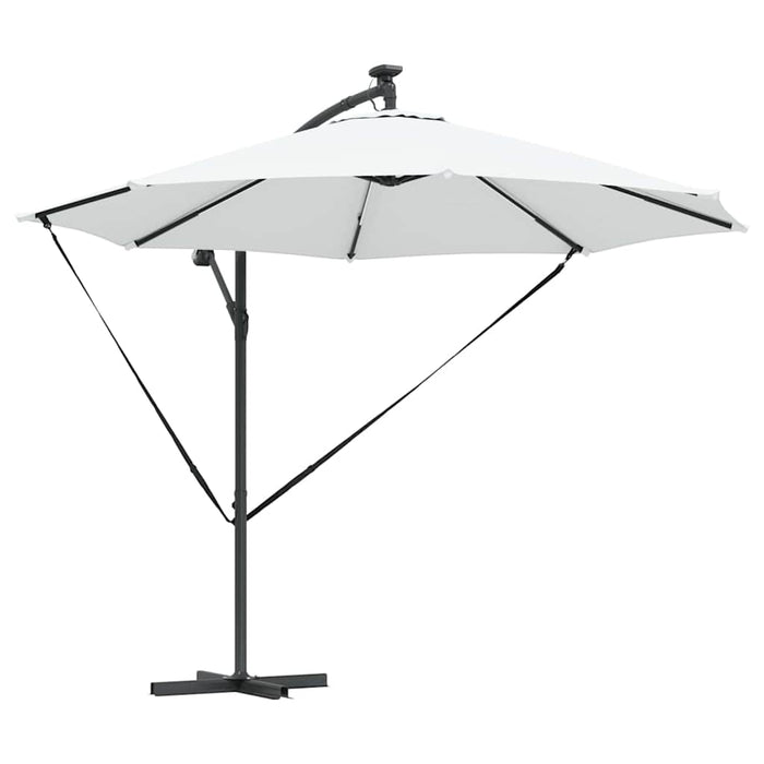 Parasol banana cu brațe Nisipiu 294 x 294 x 248 cm - WALTI WALTI