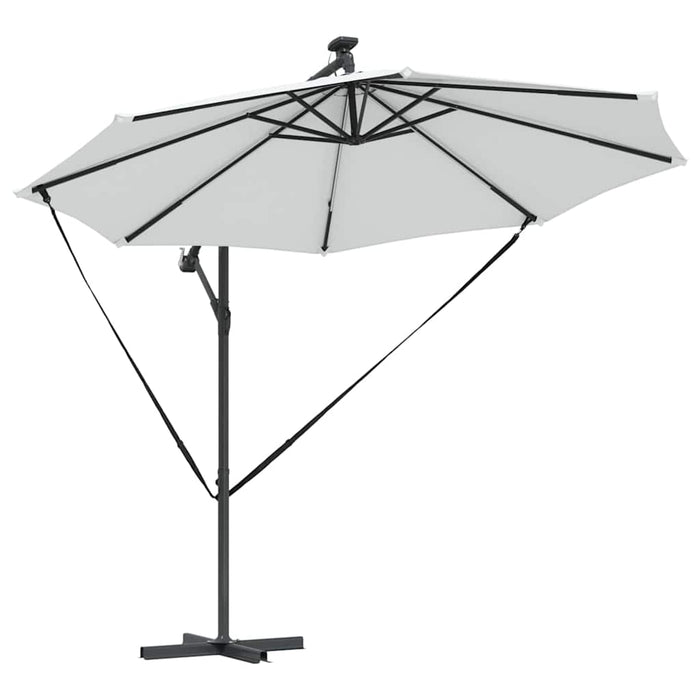 Parasol banana cu brațe Nisipiu 294 x 294 x 248 cm - WALTI WALTI