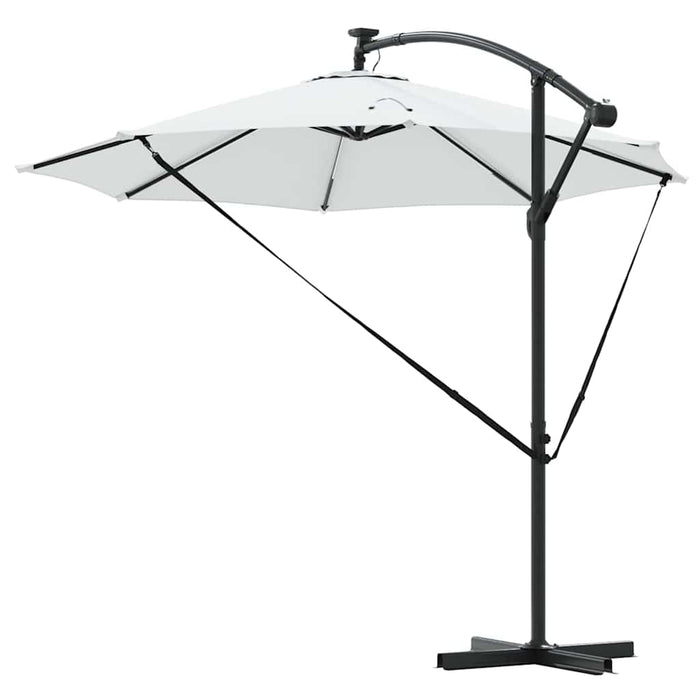 Parasol banana cu brațe Nisipiu 294 x 294 x 248 cm - WALTI WALTI