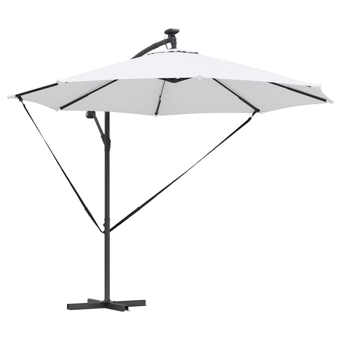 Parasol banana cu brațe Nisipiu 294 x 294 x 248 cm - WALTI WALTI