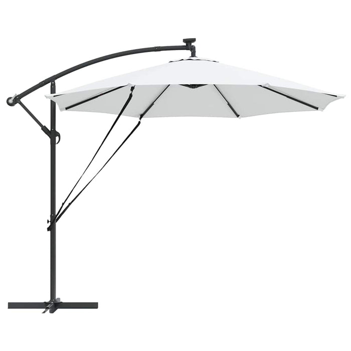 Parasol banana cu brațe Nisipiu 294 x 294 x 248 cm - WALTI WALTI