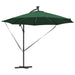 Parasol banana cu brațe Verde 294 x 294 x 248 cm - WALTI WALTI