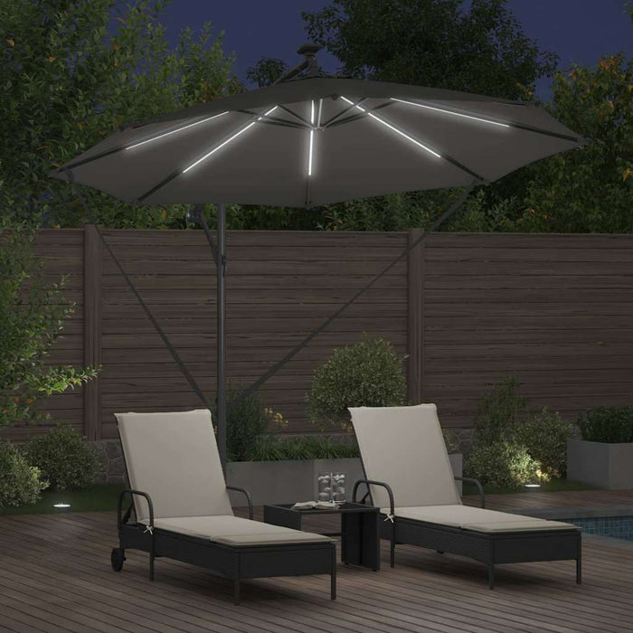 Umbrelă de soare Antracit 294 x 294 x 248 cm WALTI
