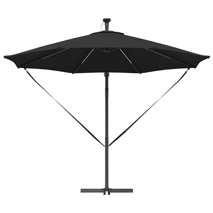 Parasol banana cu brațe Negru 294 x 294 x 248 cm - WALTI WALTI