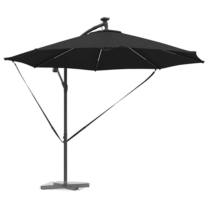 Parasol banana cu brațe Negru 294 x 294 x 248 cm - WALTI WALTI