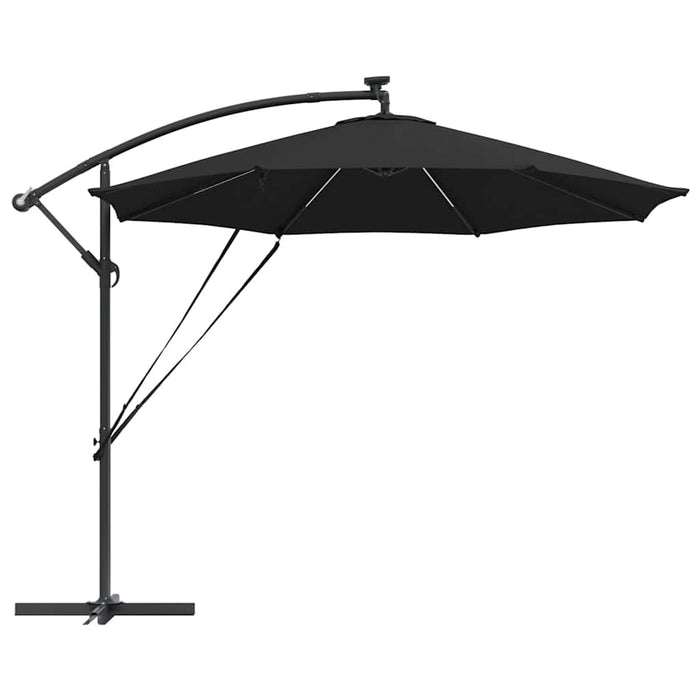 Parasol banana cu brațe Negru 294 x 294 x 248 cm - WALTI WALTI