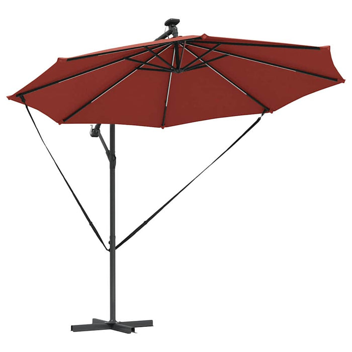Parasol banana cu brațe Terracota 294 x 294 x 248 cm - WALTI WALTI