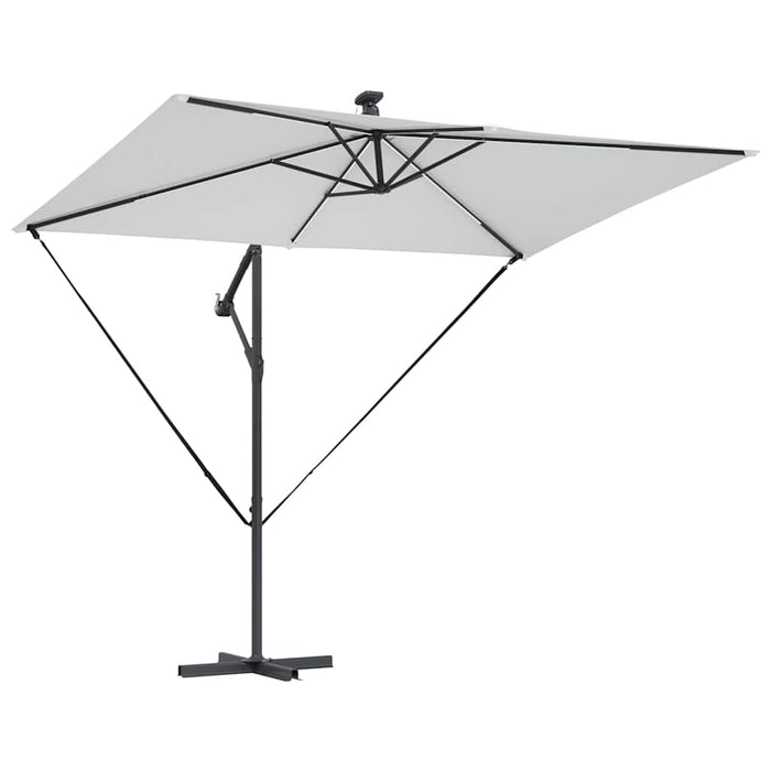 Parasol banana cu brațe Nisipiu 294 x 200 x 254 cm - WALTI WALTI