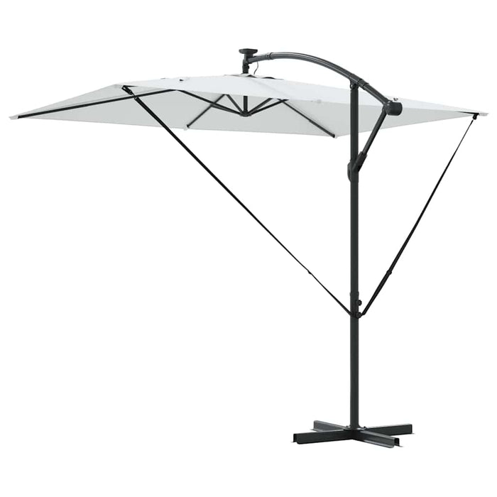 Parasol banana cu brațe Nisipiu 294 x 200 x 254 cm - WALTI WALTI