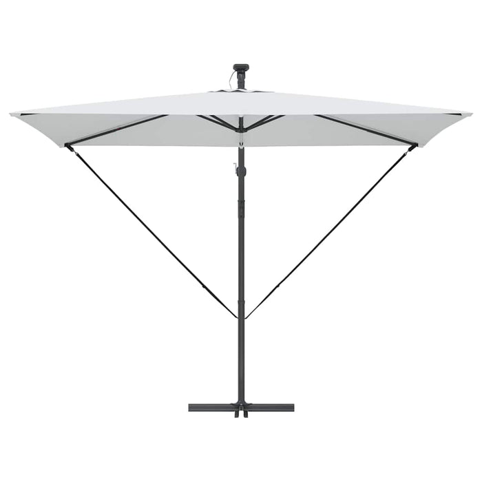 Parasol banana cu brațe Nisipiu 294 x 200 x 254 cm - WALTI WALTI